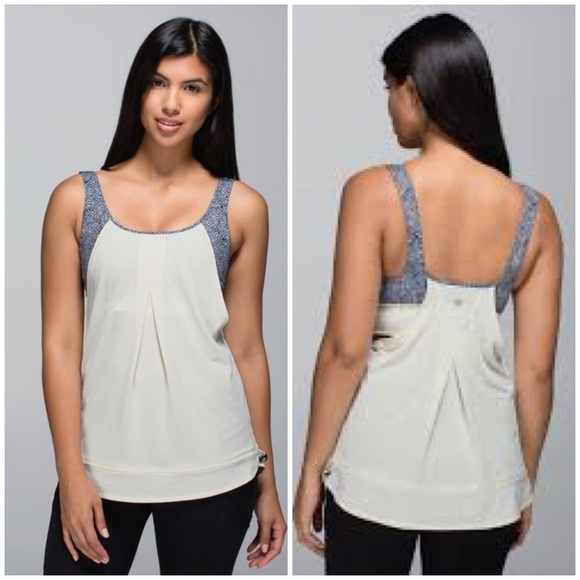 Lululemon Tank Top Women’s Size 6 Run Times Tank Top Heathered Ghost - Picture 10 of 11